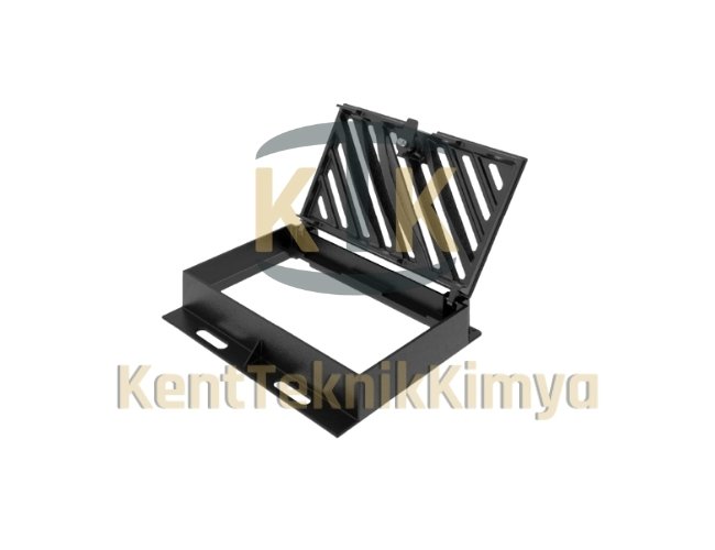 AK-DIT-4560-D400 Döküm Yağmursuyu Izgara Takımı 292x568 (D400) görsel 2