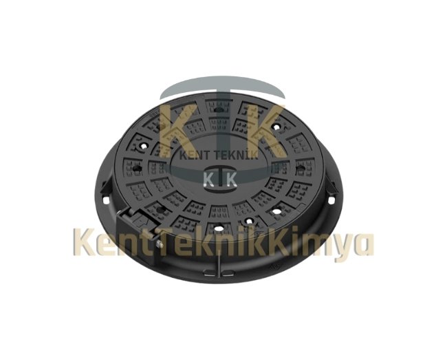 AK-DKT 600-D400 Döküm Rögar Kapağı Yuvarlak 600mm (D400)